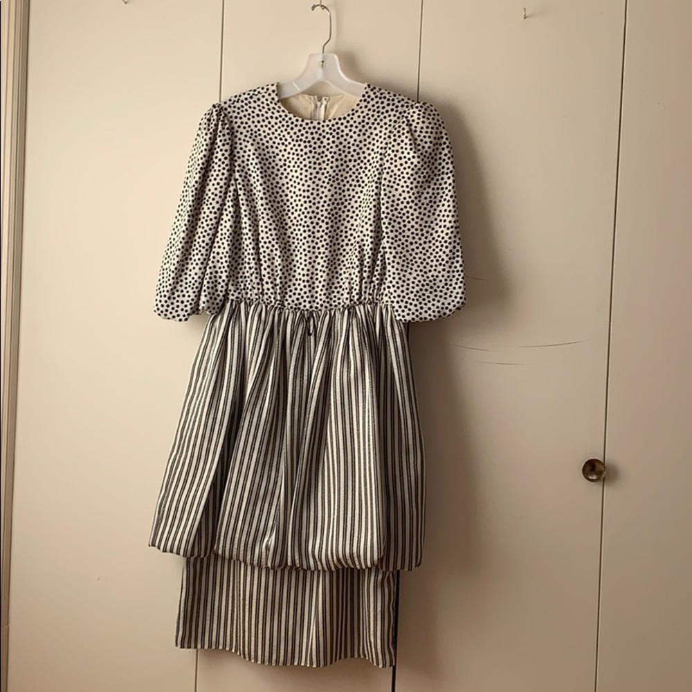 Black and Ivory Dress
